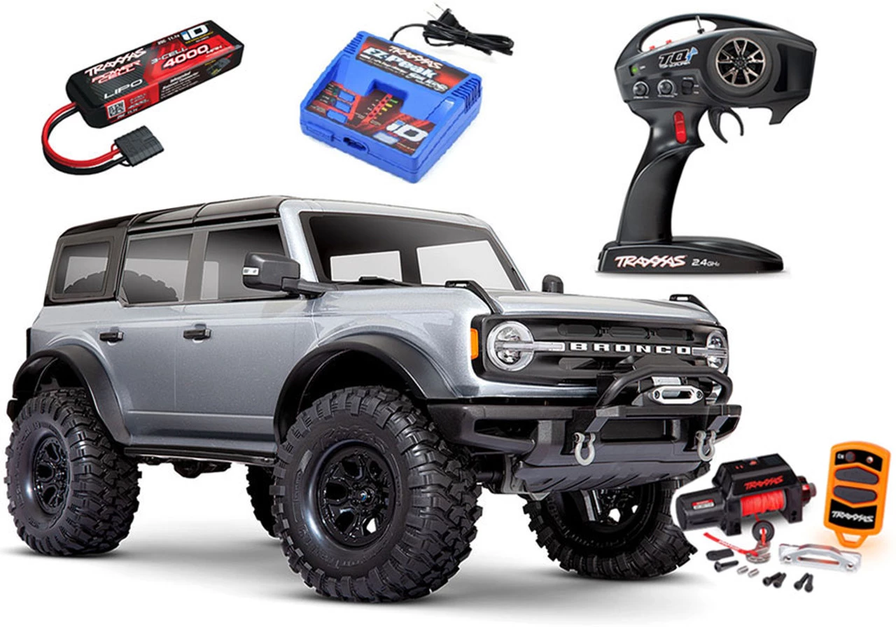 Traxxas TRX-4 2021 Ford Bronco 4WD RTR Crawler Trail Truck w/3s LiPo COMBO W/FREE WINCH KIT #8855 Red 18 Traxxas TRX-4 2021 Ford Bronco 4WD RTR Crawler Trail Truck w/3s LiPo COMBO W/FREE WINCH KIT #8855 Red - Image 16
