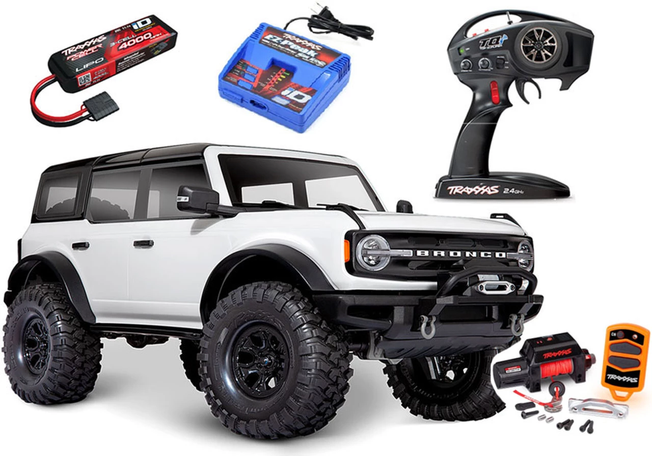 Traxxas TRX-4 2021 Ford Bronco 4WD RTR Crawler Trail Truck w/3s LiPo COMBO W/FREE WINCH KIT #8855 Red 15 Traxxas TRX-4 2021 Ford Bronco 4WD RTR Crawler Trail Truck w/3s LiPo COMBO W/FREE WINCH KIT #8855 Red - Image 13