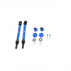 GPM Racing GPM Aluminum CVD Driveshaft 4pc Set for Maxx w/ WideMAXX (Blue)