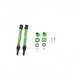 GPM Racing GPM Aluminum CVD Driveshaft 4pc Set for Maxx w/ WideMAXX (Green)