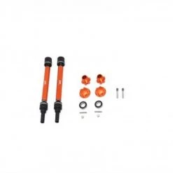 GPM Racing GPM Aluminum CVD Driveshaft 4pc Set for Maxx w/ WideMAXX (Orange)