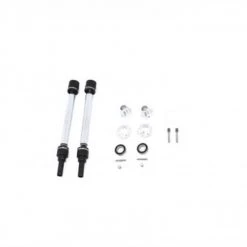 GPM Racing GPM Aluminum CVD Driveshaft 4pc Set for Maxx w/ WideMAXX (Silver)