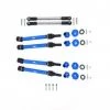 GPM Racing GPM Aluminum CVD Driveshafts and Front Steering Tie Rod for Maxx w/ WideMAXX (Blue) -Cars & Trucks Sales 12073 53142.1658923946