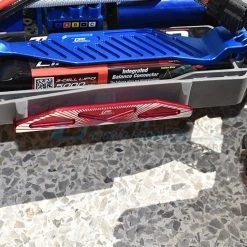 GPM Racing GPM Aluminum Nerf Bars Set w/ Silver Inlay For Hoss 4x4 (Red) -Cars & Trucks Sales 1659075798.1280.1280 03694.1659075898