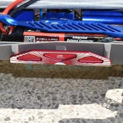 GPM Racing GPM Aluminum Nerf Bars Set w/ Silver Inlay For Hoss 4x4 (Red) -Cars & Trucks Sales 1659075798.1280.1280 60783.1659075898