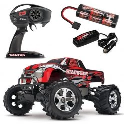 Traxxas Stampede 4X4 XL-5 RTR RC Truck w/Quick Charger Red -Cars & Trucks Sales 220 source 1568170517