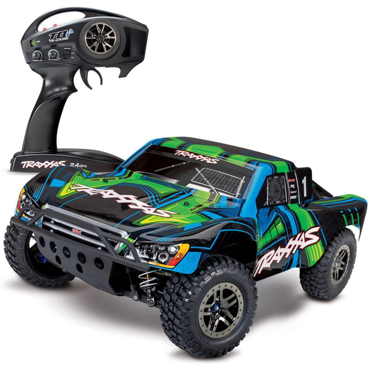 Traxxas Slash 4x4 Ultimate Short Course Truck w/TQi & Telemetry Green 11 Traxxas Slash 4x4 Ultimate Short Course Truck w/TQi & Telemetry Green - Image 9
