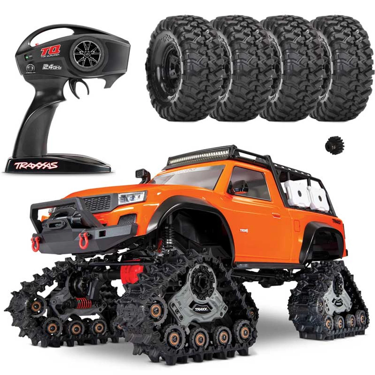 Traxxas TRX-4 Deep-Terrain Traxx Trail RC 4x4 Crawler RTR Orange 15 Traxxas TRX-4 Deep-Terrain Traxx Trail RC 4x4 Crawler RTR Orange - Image 13