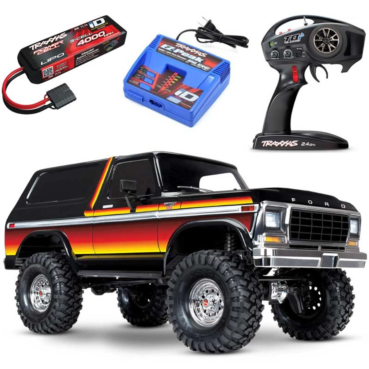 Traxxas TRX-4 Ford Bronco RC 4x4 Crawler RTR w/3S LiPo COMBO Sun 16 Traxxas TRX-4 Ford Bronco RC 4x4 Crawler RTR w/3S LiPo COMBO Sun - Image 14
