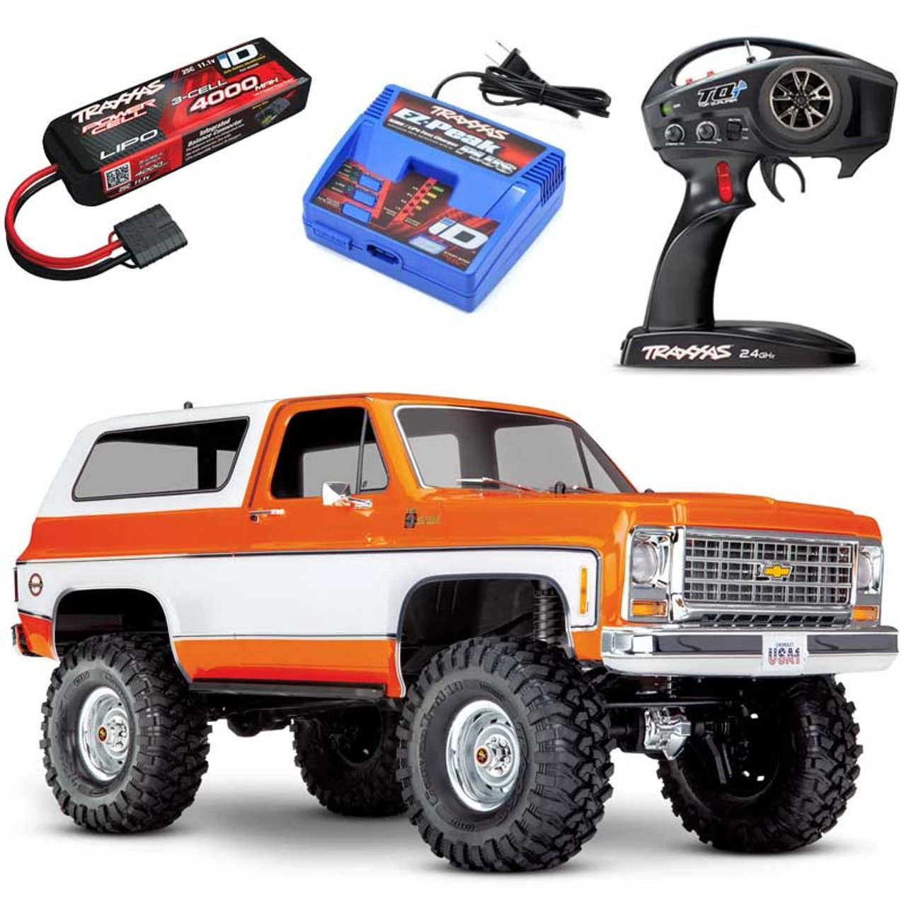 Traxxas TRX-4 Chevy K5 Blazer RC 4x4 Rock Crawler RTR w/3S LiPo COMBO Red 16 Traxxas TRX-4 Chevy K5 Blazer RC 4x4 Rock Crawler RTR w/3S LiPo COMBO Red - Image 14