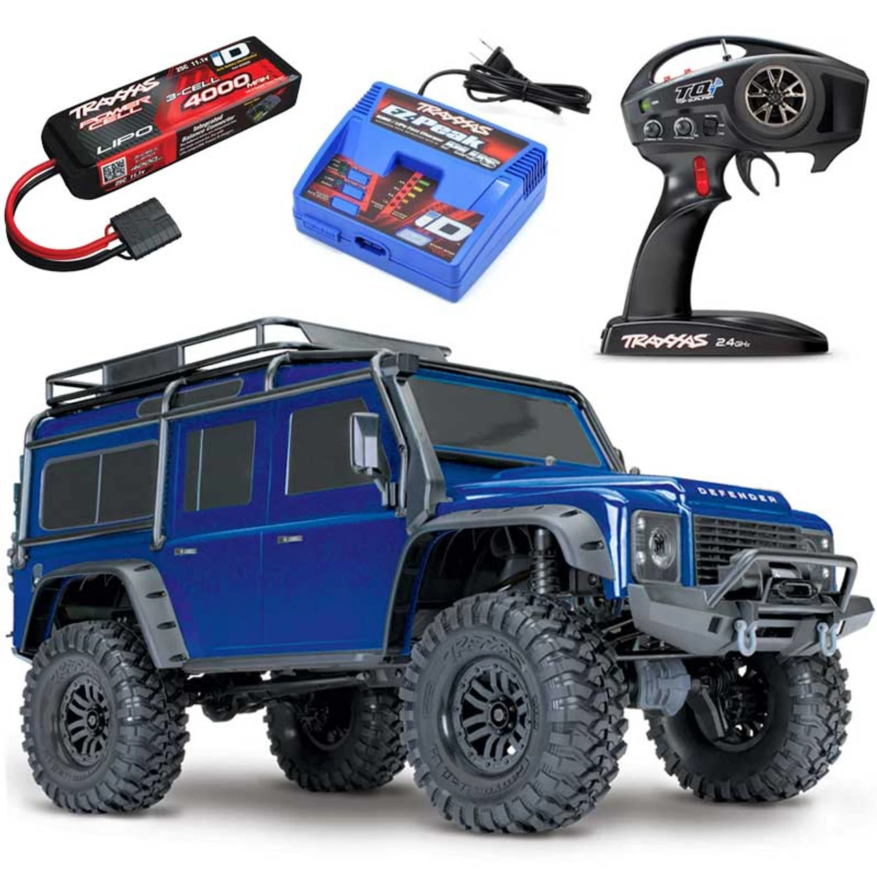 Traxxas TRX-4 Land Rover Defender RC 4x4 Rock Crawler RTR w/3S LiPo COMBO Silver 16 Traxxas TRX-4 Land Rover Defender RC 4x4 Rock Crawler RTR w/3S LiPo COMBO Silver - Image 14