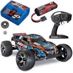 Traxxas Rustler VXL Brushless RTR RC Truck 70+MPH LiPo Combo Yellow -Cars & Trucks Sales 713 source 1599492140