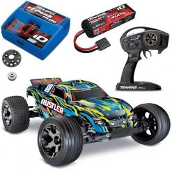 Traxxas Rustler VXL Brushless RTR RC Truck 70+MPH LiPo Combo Yellow -Cars & Trucks Sales 714 source 1599492140