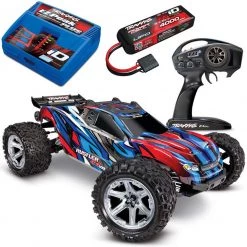 Traxxas Rustler 4x4 VXL RTR Truck & 60+MPH 3S LiPo Combo Blue -Cars & Trucks Sales 733 source 1601602871