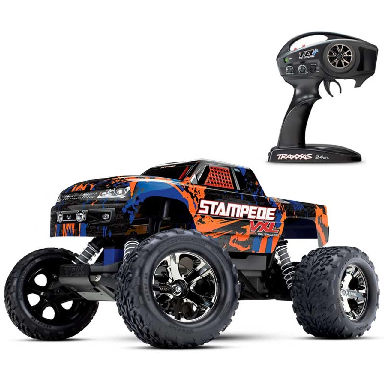 Traxxas Stampede VXL Brushless 2WD RC Truck w/TSM (no batt/charger) Orange 12 Traxxas Stampede VXL Brushless 2WD RC Truck w/TSM (no batt/charger) Orange - Image 10