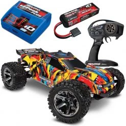 Traxxas Rustler 4x4 VXL RTR Truck & 60+MPH 3S LiPo Combo Blue -Cars & Trucks Sales 920 source 1636662116