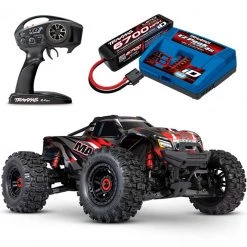 Traxxas Maxx 4S RTR Brushless 4x4 RC Monster Truck with WideMAXX LiPo Combo Package Blue -Cars & Trucks Sales 964 source 1645127548