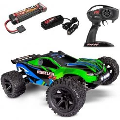 Traxxas Rustler 4x4 XL-5 Brushed RTR Stadium Truck w/Battery & DC Charger w/ LED LIGHTS Orange -Cars & Trucks Sales 978 source 1653080499