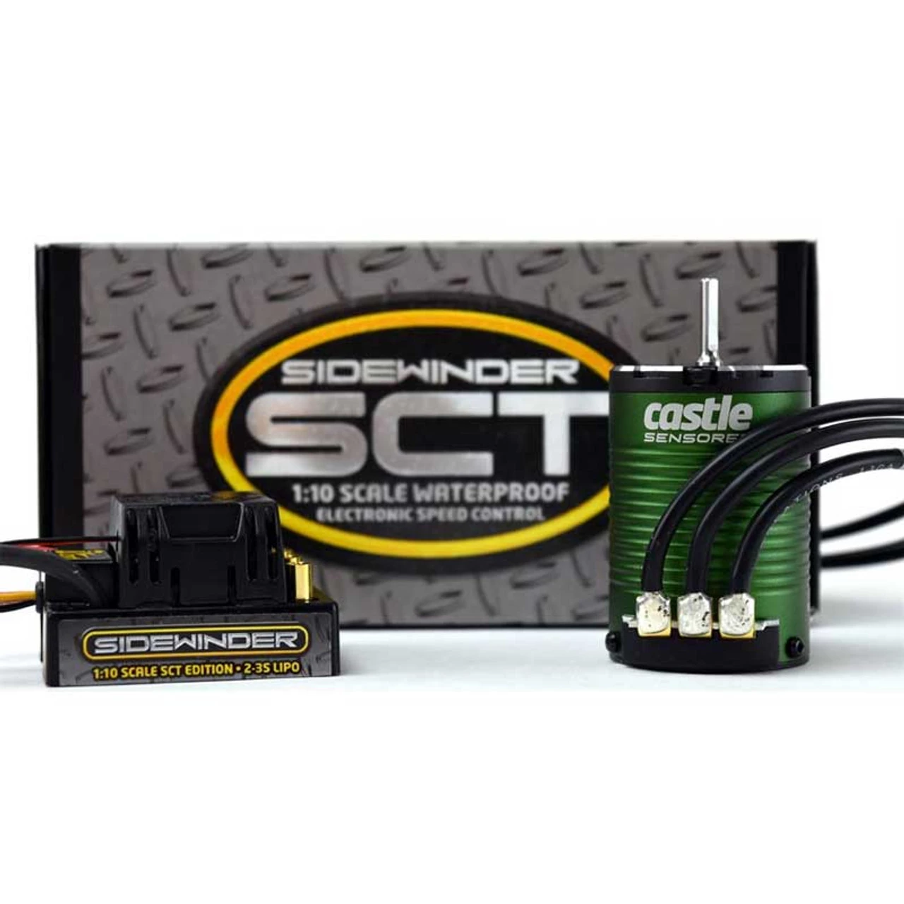 Castle Creations Sidewinder SCT Waterproof ESC & 1410-3800kv Brushless Motor 3 Castle Creations Sidewinder SCT Waterproof ESC & 1410-3800kv Brushless Motor