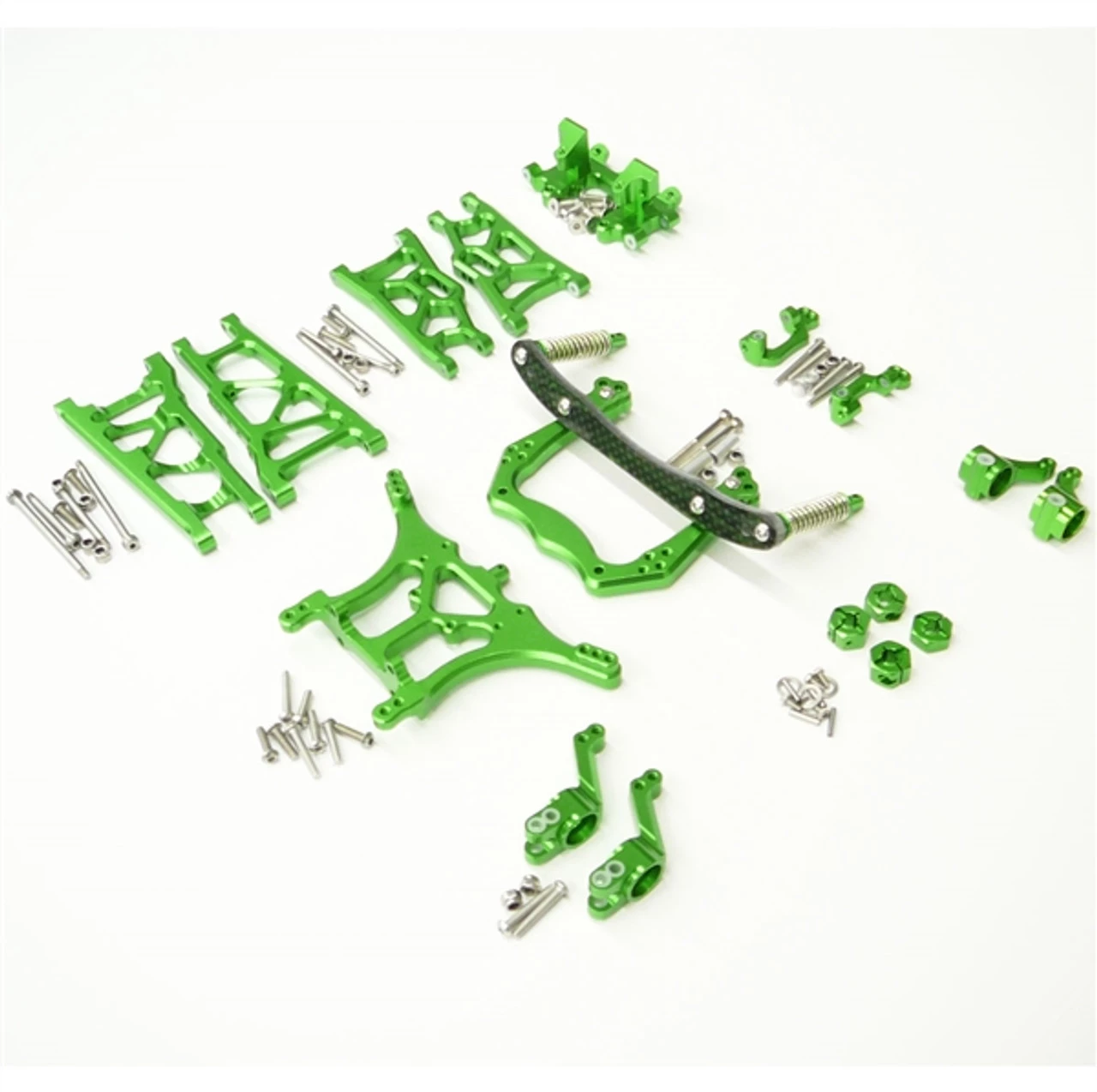 Gen3 RC Green Aluminum Complete Upgrade Kit Traxxas Rustler 2WD XL-5 & VXL 3 Gen3 RC Green Aluminum Complete Upgrade Kit Traxxas Rustler 2WD XL-5 & VXL
