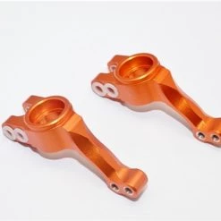 GPM Racing GPM Orange Aluminum Rear Stub Axle Carriers for 2WD Stampede Rustler Slash Bandit