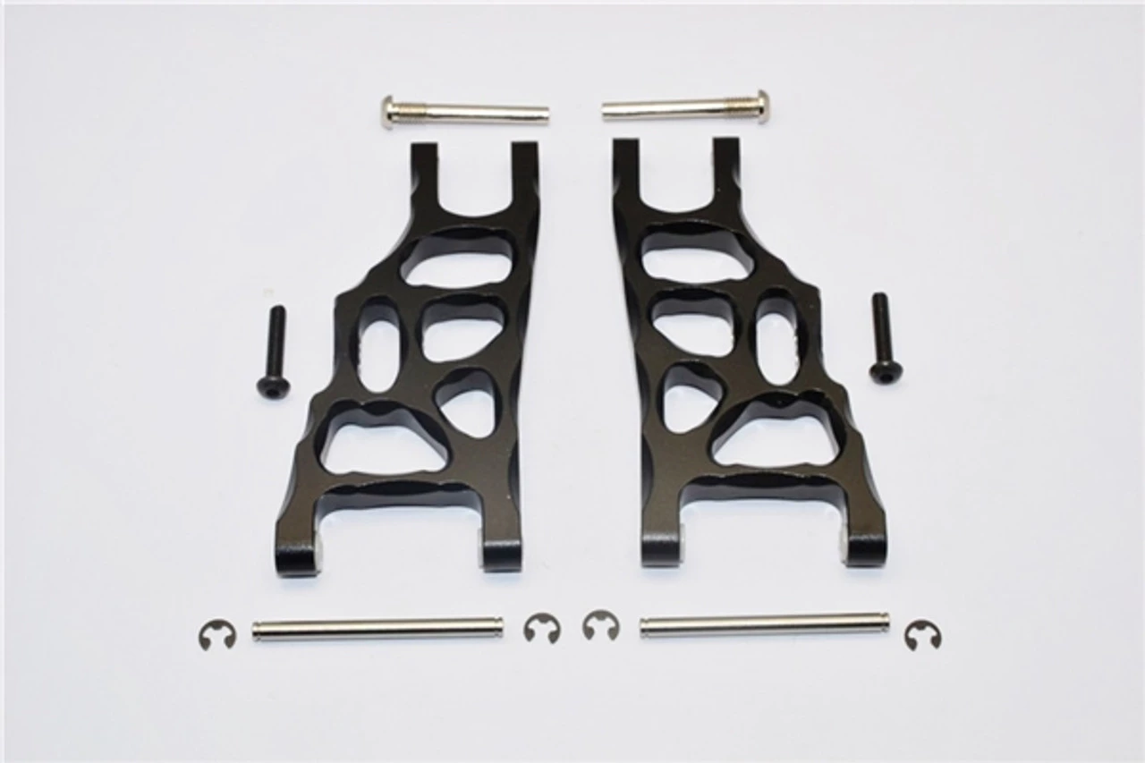 GPM Racing GPM Black Aluminum Front Suspension Arms for 2WD Slash Rustler Stampede 3 GPM Racing GPM Black Aluminum Front Suspension Arms for 2WD Slash Rustler Stampede