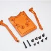 GPM Racing GPM Orange Aluminum Rear Skid Plate Set for 2WD Stampede