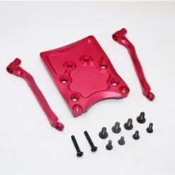 GPM Racing GPM Red Aluminum Rear Skid Plate Set for 2WD Stampede