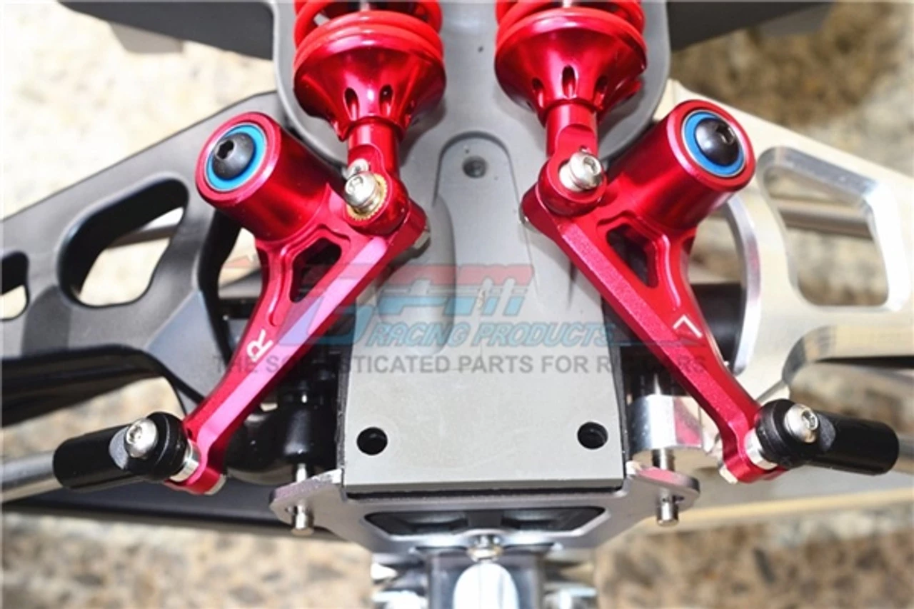 GPM Racing GPM Blue Aluminum 90T P2 Front Rocker Arm Set for E-Revo & E-Revo 2.0 4 GPM Racing GPM Blue Aluminum 90T P2 Front Rocker Arm Set for E-Revo & E-Revo 2.0 - Image 2