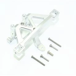 GPM Racing GPM Silver Aluminum Front Body Mount Set for E-Revo, Revo 3.3, Slayer, Summit