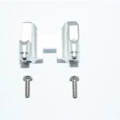 GPM Racing GPM Silver Aluminum Rear Shock Mount for E-Revo, Revo 3.3, Slayer, Summit