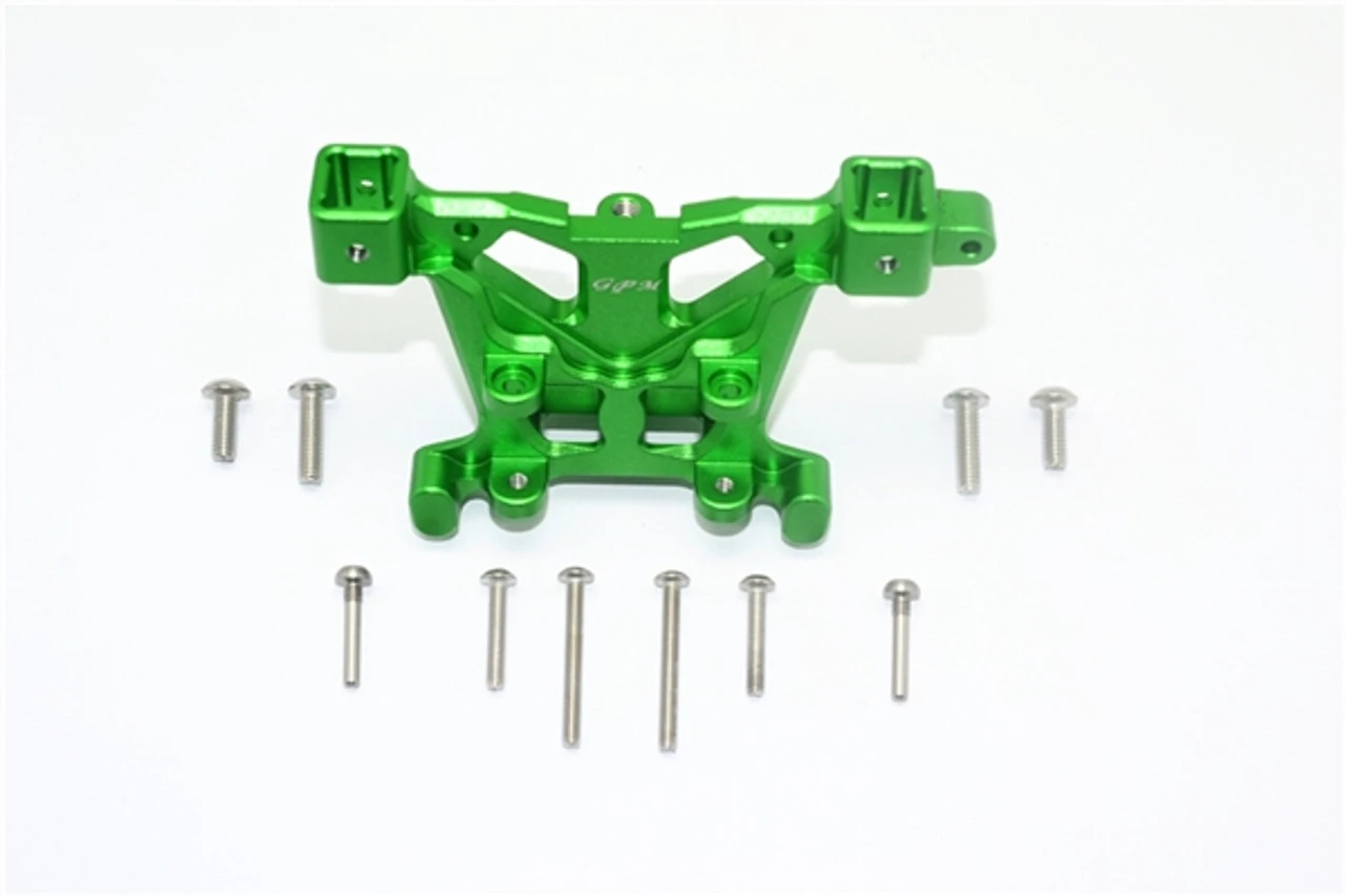 GPM Racing GPM Green Aluminum Rear Body Post Mount for E-Revo 2.0, Revo 3.3, Slayer, Summit 3 GPM Racing GPM Green Aluminum Rear Body Post Mount for E-Revo 2.0, Revo 3.3, Slayer, Summit