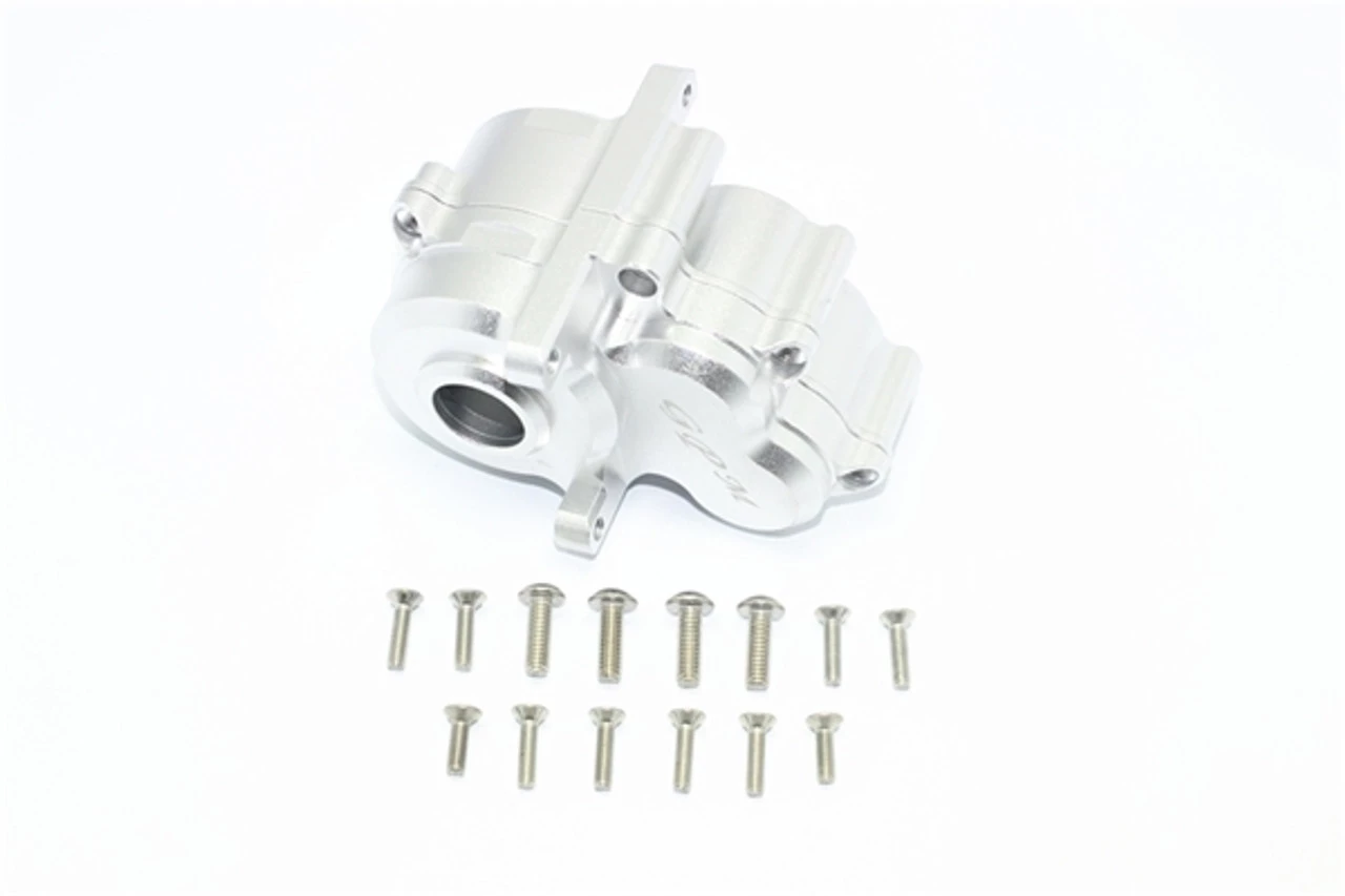 GPM Racing GPM Silver Aluminum Center Gearbox for E-Revo 2.0 3 GPM Racing GPM Silver Aluminum Center Gearbox for E-Revo 2.0