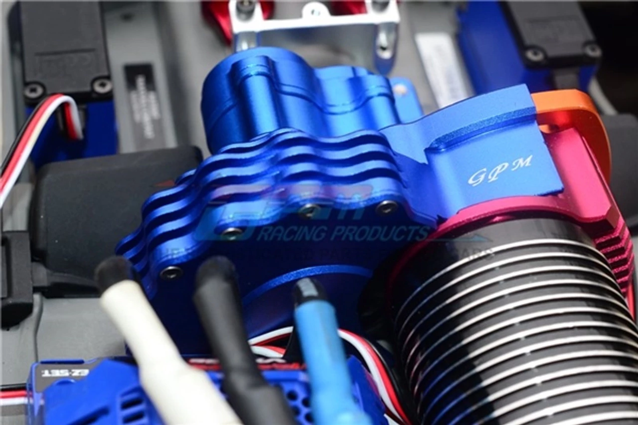 GPM Racing GPM Green Aluminum Heatsink Gear Cover for E-Revo 2.0 5 GPM Racing GPM Green Aluminum Heatsink Gear Cover for E-Revo 2.0 - Image 3