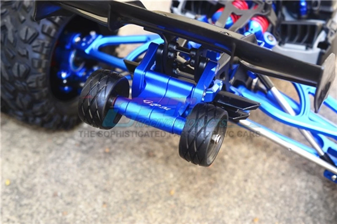 GPM Racing GPM Blue Aluminum Adjustable Wheelie Bar for E-Revo 2.0 5 GPM Racing GPM Blue Aluminum Adjustable Wheelie Bar for E-Revo 2.0 - Image 3