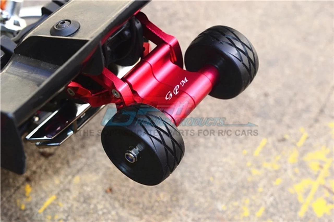 GPM Racing GPM Blue Aluminum Adjustable Wheelie Bar for E-Revo 2.0 7 GPM Racing GPM Blue Aluminum Adjustable Wheelie Bar for E-Revo 2.0 - Image 5