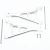 GPM Racing GPM Silver Aluminum Front Upper Suspension Arms for E-Revo 2.0