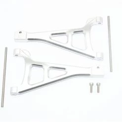 GPM Racing GPM Silver Aluminum Front Upper Suspension Arms for E-Revo 2.0