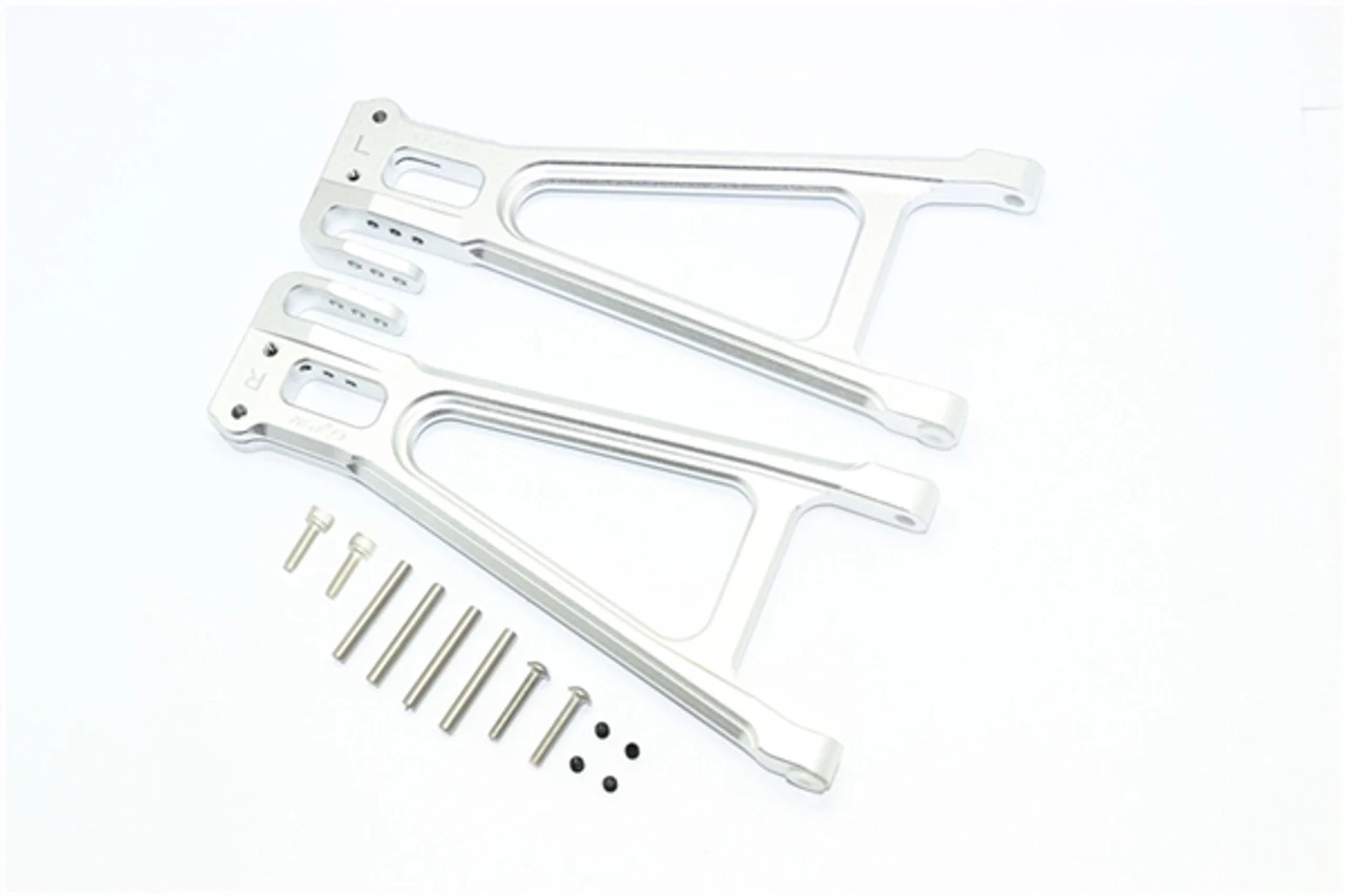 GPM Racing GPM Silver Aluminum Rear Lower Suspension Arms for E-Revo 2.0 3 GPM Racing GPM Silver Aluminum Rear Lower Suspension Arms for E-Revo 2.0