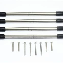 GPM Racing GPM Stainless Steel Front & Rear Tie Rod Set for E-Revo 2.0