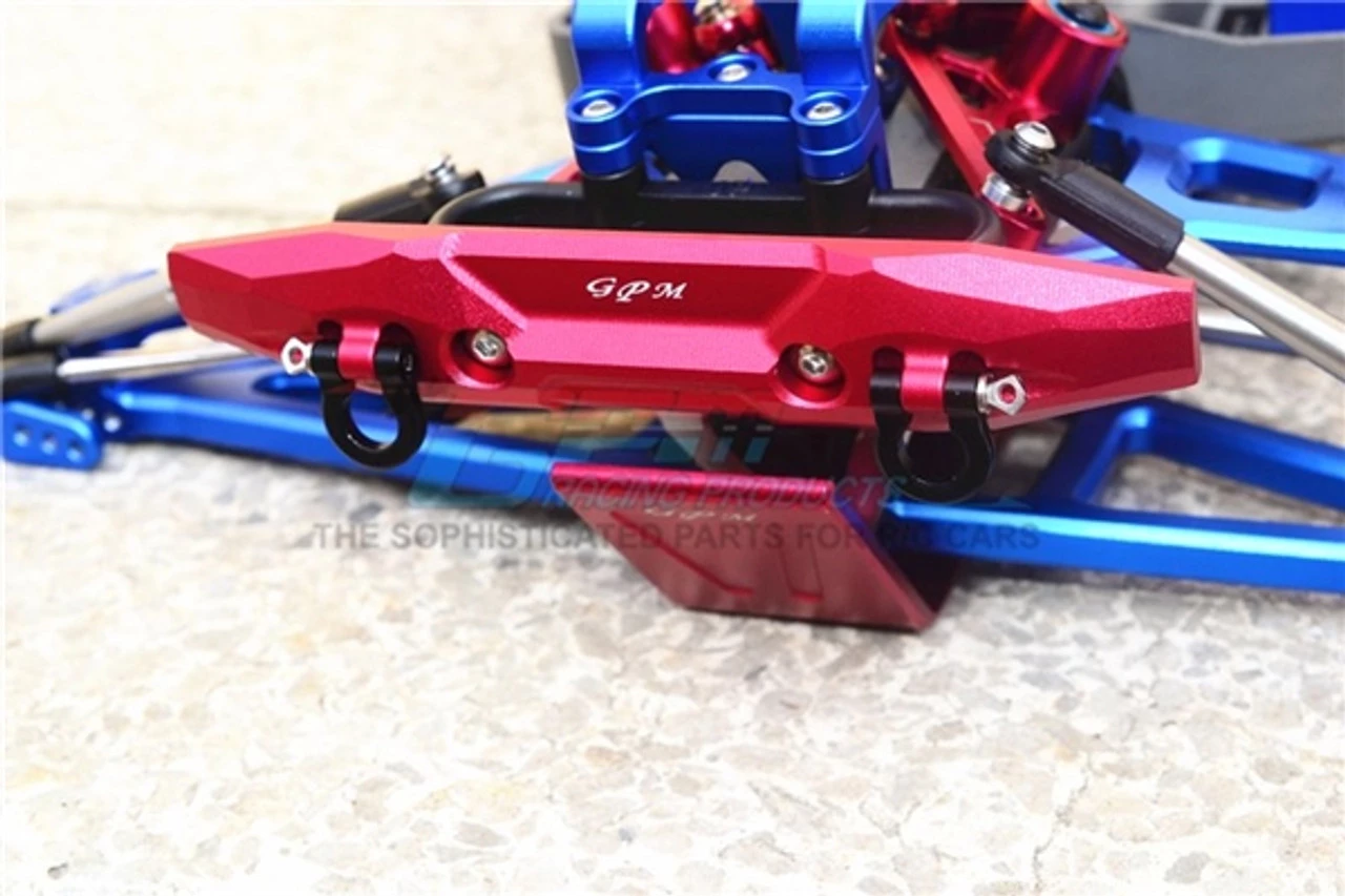 GPM Racing GPM Aluminum Front Bumper w/D-Rings for E-Revo 2.0 (Blue) 4 GPM Racing GPM Aluminum Front Bumper w/D-Rings for E-Revo 2.0 (Blue) - Image 2