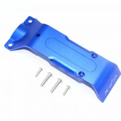 GPM Racing GPM Blue Aluminum Rear Skid Plate Set for E-Revo 2.0