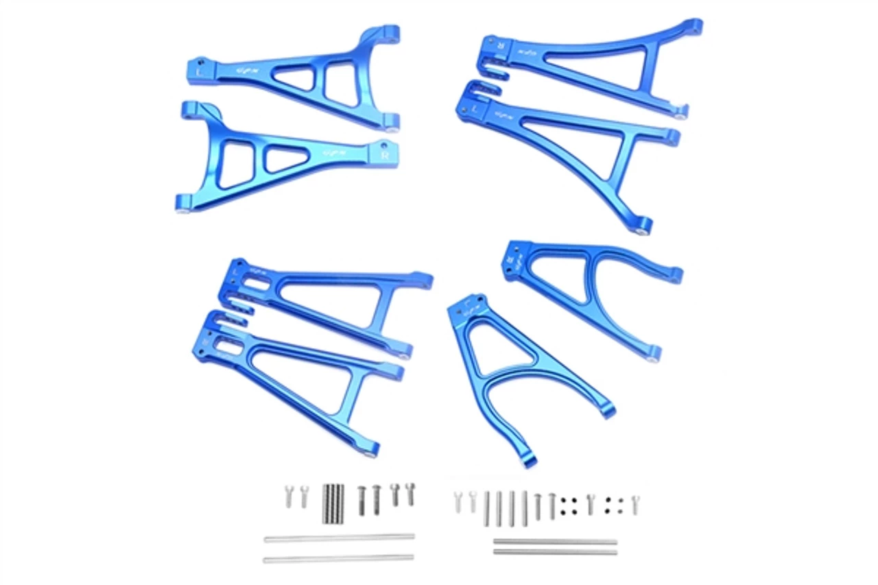 GPM Racing GPM Blue Complete Aluminum Suspension Arm Set for E-Revo 2.0 3 GPM Racing GPM Blue Complete Aluminum Suspension Arm Set for E-Revo 2.0