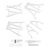 GPM Racing GPM Silver Complete Aluminum Suspension Arm Set for E-Revo 2.0 -Cars & Trucks Sales GPM ER24567 S 2 87138.1563439738