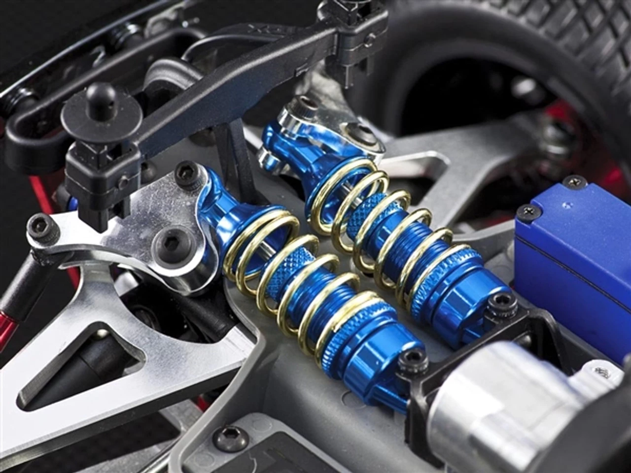 GPM Racing GPM Gunmetal Aluminum Shocks w/3 Spring Sets for 1/16 E-Revo Summit Slash 4 GPM Racing GPM Gunmetal Aluminum Shocks w/3 Spring Sets for 1/16 E-Revo Summit Slash - Image 2