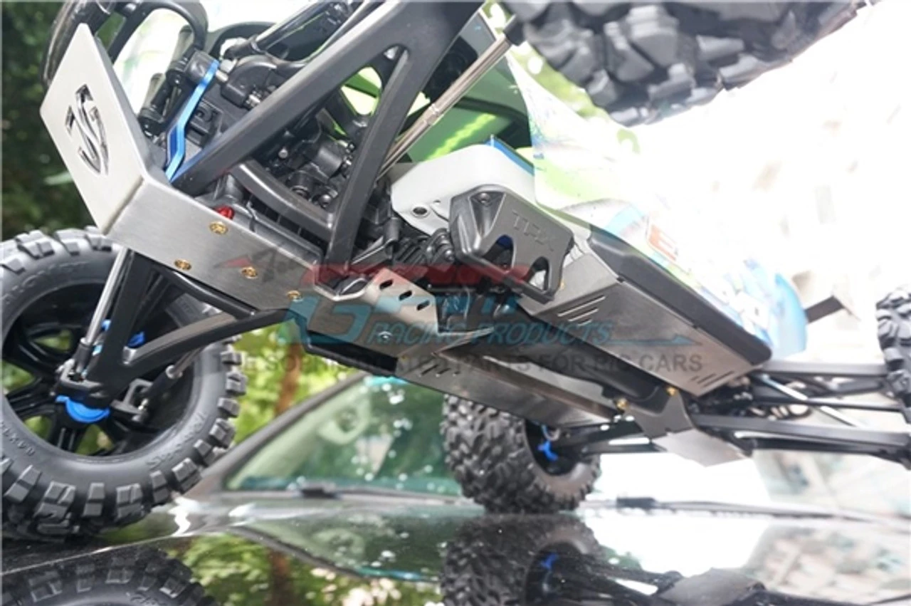 GPM Racing GPM Complete Stainless Steel Skid Plate Set for E-Revo 2.0 6 GPM Racing GPM Complete Stainless Steel Skid Plate Set for E-Revo 2.0 - Image 4