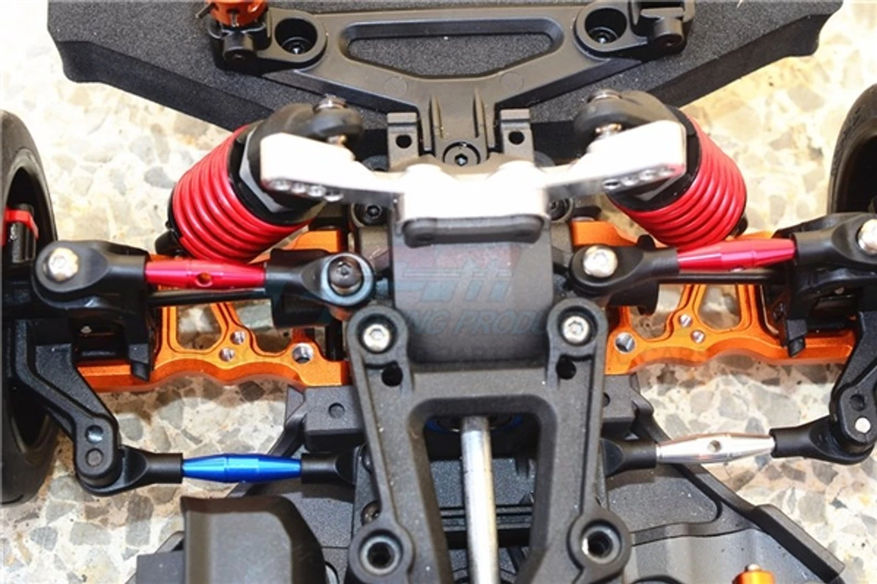 GPM Racing GPM Blue Complete Aluminum Tie Rod & Steering Link Set for 4-Tec 2.0 4 GPM Racing GPM Blue Complete Aluminum Tie Rod & Steering Link Set for 4-Tec 2.0 - Image 2