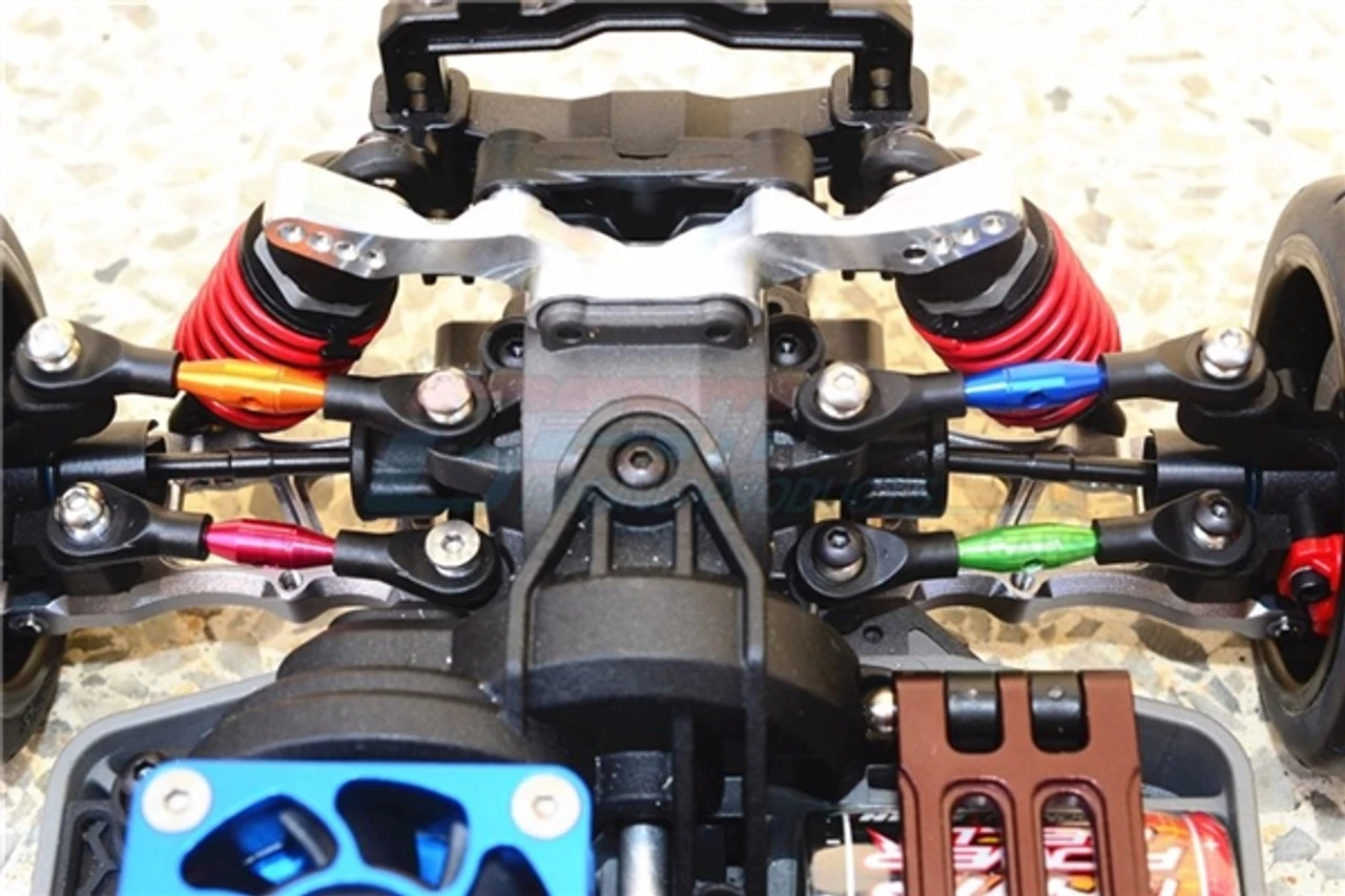 GPM Racing GPM Blue Complete Aluminum Tie Rod & Steering Link Set for 4-Tec 2.0 6 GPM Racing GPM Blue Complete Aluminum Tie Rod & Steering Link Set for 4-Tec 2.0 - Image 4