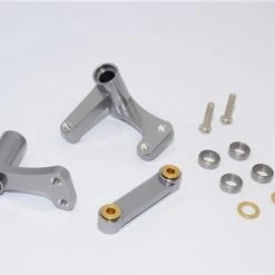 GPM Racing GPM Gunmetal Aluminum Steering Bellcranks for 2WD Rustler Slash Bandit
