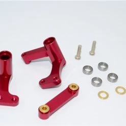 GPM Racing GPM Red Aluminum Steering Bellcranks for 2WD Rustler Slash Bandit